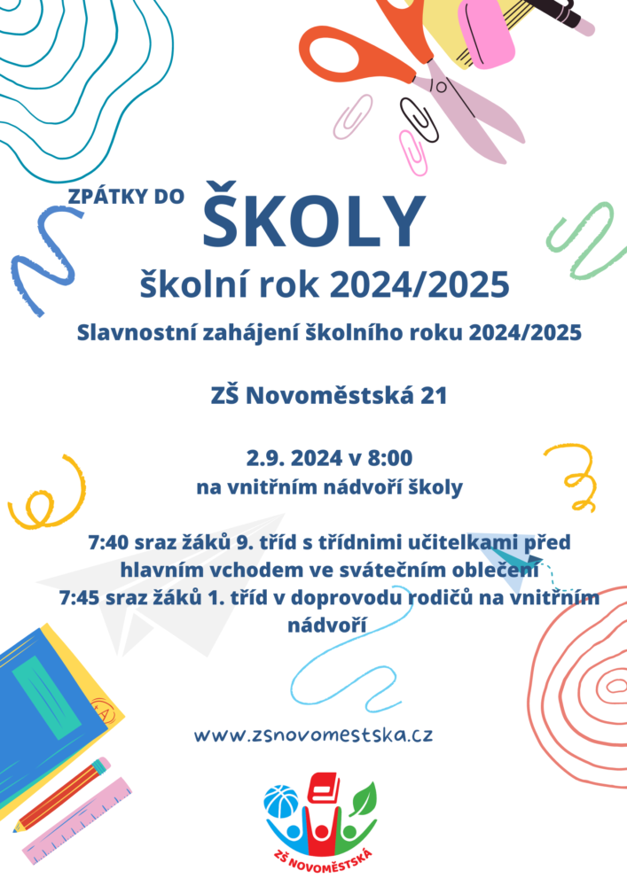 Slavnostní zahájení školního roku 2024/2025