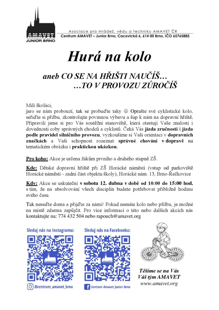 Preventivní akce pro děti na dopravním hřišti