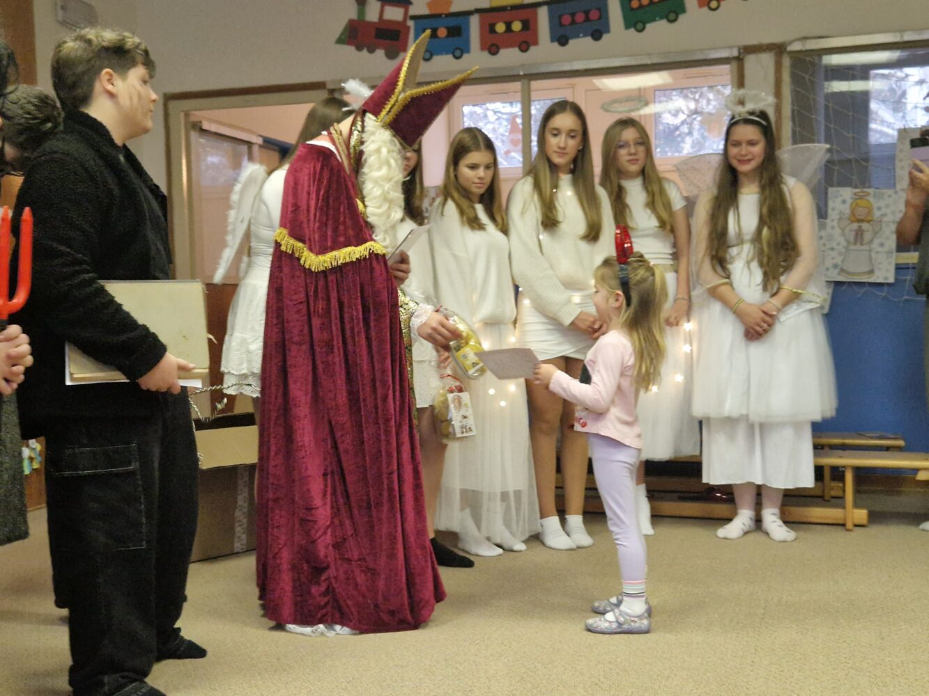 Mikulášská nadílka v Mateřské škole Měřičkova