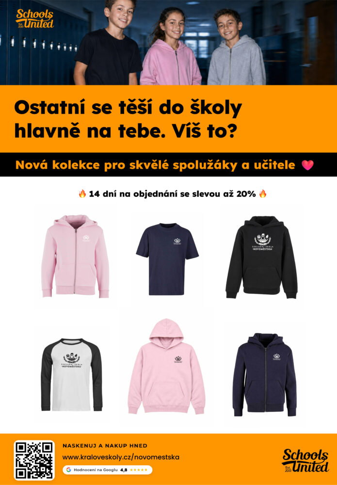 Školní e-shop je opět otevřený!