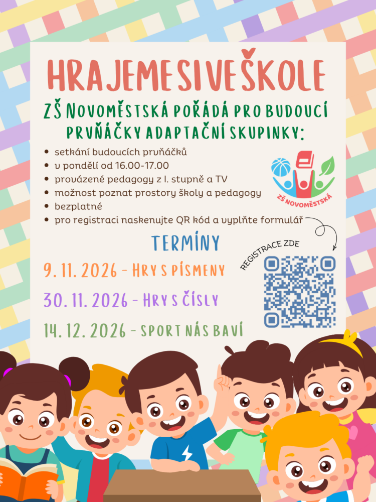 Adaptační skupinky pro budoucí prvňáčky 🎒
